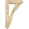 Ekena Millwork Olympic Arts and Crafts Rough Sawn Bracket w/ Offset Brace, Douglas Fir, 6"W x 20"D x 32"H BKT0604X20X32OLY03RDF - alternate 2